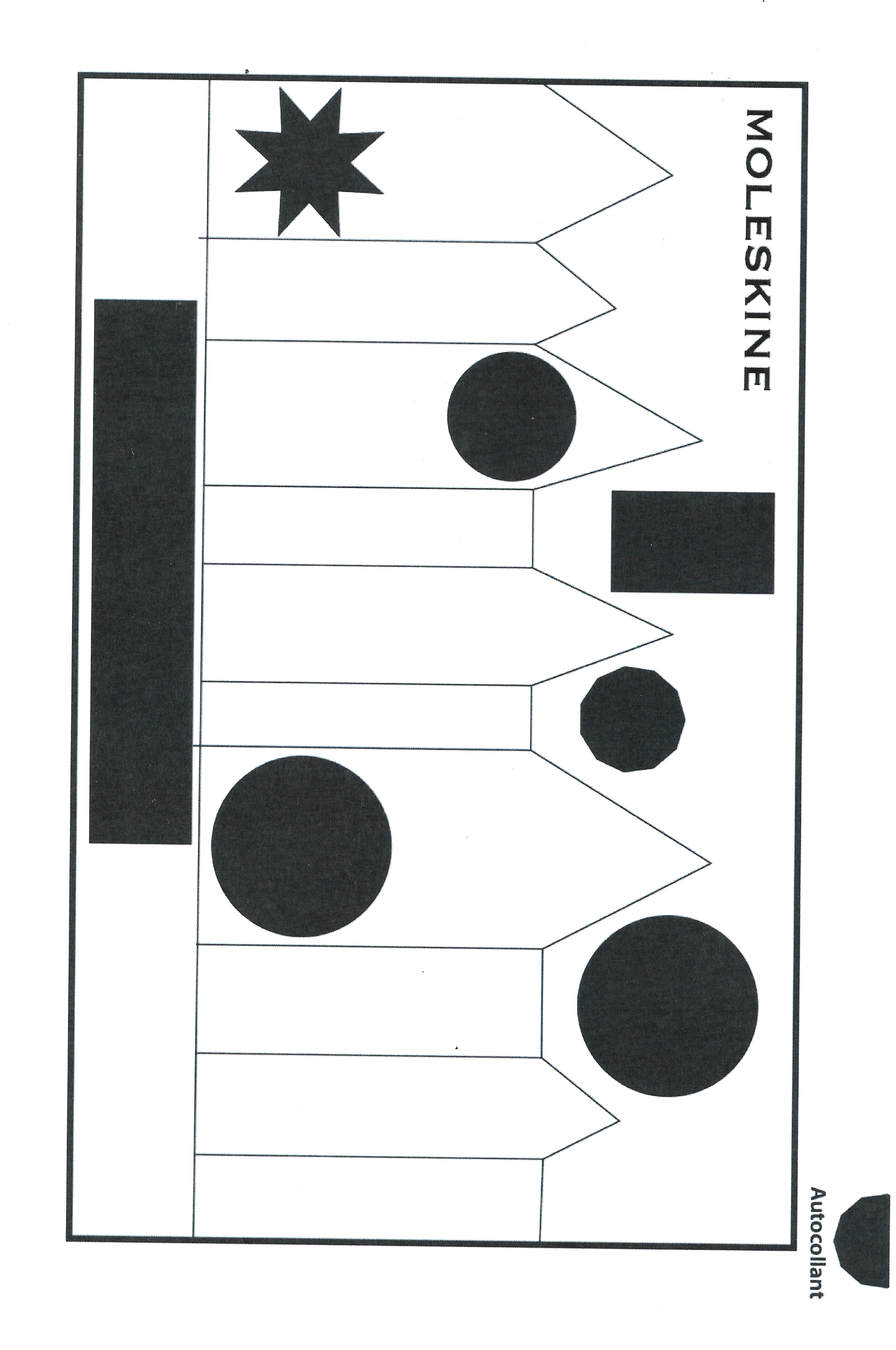 croquis numérique jeu de placement de formes